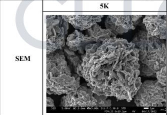 NFM Sodium Na Ion Battery Cathode المواد عالية الاستقرار NaNi1 / 3Fe1 / 3Mn1 / 3O2